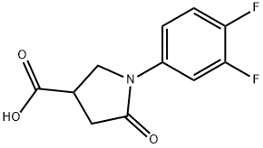 1-(3,4-difluorophenyl)-5-oxopyrrolidine-3-carboxylic acid