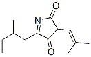 2H-Pyrrole-2,4(3H)-dione, 5-(2-methylbutyl)-3-(2-methyl-1-propenyl)- (9CI),496941-95-8,结构式