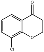 8-クロロクロマン-4-オン 化学構造式