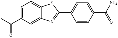 4-(5-Acetylbenzothiazol-2-yl)benzamide Structure
