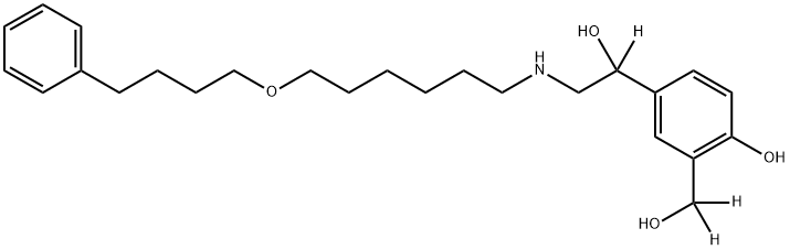 サルメテロール‐D3 化学構造式
