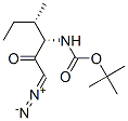 (3S,4S)-3-BOC-AMINO-1-DIAZO-4-METHYL-2-HEXANONE,497106-85-1,结构式
