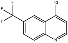4-氯-6-(三氟甲基)喹啉 结构式
