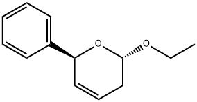 2H-Pyran,2-ethoxy-3,6-dihydro-6-phenyl-,(2S,6S)-(9CI) Struktur