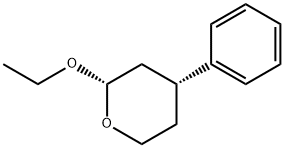 2H-Pyran,2-ethoxytetrahydro-4-phenyl-,(2S,4R)-(9CI) Structure