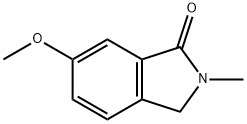 1H-Isoindol-1-one,2,3-dihydro-6-methoxy-2-methyl-(9CI) Struktur