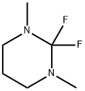 Pyrimidine, 2,2-difluorohexahydro-1,3-dimethyl- (9CI) Struktur