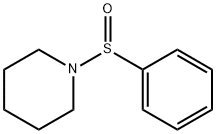 1-(フェニルスルフィニル)ピペリジン 化学構造式