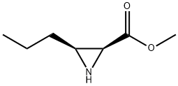 2-Aziridinecarboxylicacid,3-propyl-,methylester,(2S,3S)-(9CI) Structure
