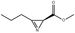 2H-Azirine-2-carboxylicacid,3-propyl-,methylester,(2S)-(9CI) Structure