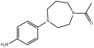 1-(4-(4-氨基苯基)-1,4-二氮杂-1-基)乙烷-1-酮 结构式