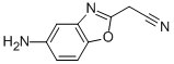 (5-AMINO-BENZOOXAZOL-2-YL)-ACETONITRILE 结构式