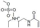 ethylmethyl[[[(1-oxoallyl)amino]methyl]ethyl]ammonium methyl sulphate 结构式