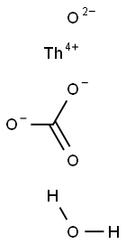 THORIUM (IV) CARBONATE OXIDE MONOHYDRATE Structure