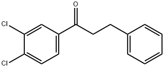 3',4'-ジクロロ-3-フェニルプロピオフェノン 化学構造式