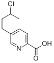5-(3-Chlorobutyl)pyridine-2-carboxylic acid 结构式