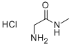 2-アミノ-N-メチルアセトアミド塩酸塩 化学構造式