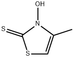 3-羟基-4-甲基-2(3H)-噻唑硫酮, 49762-08-5, 结构式