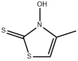 3-HYDROXY-4-METHYL-2(3H)-THIAZOLETHIONE Structure