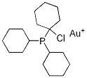 Chloro(tricyclohexylphosphine)gold(I) Struktur