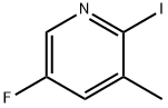 5-fluoro-2-iodo-3-Methylpyridine Struktur