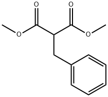 ベンジルマロン酸ジメチル 化学構造式