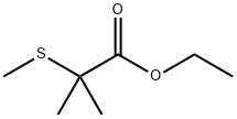 ETHYL 2-METHYL-2-(METHYLTHIO)PROPIONATE Structure