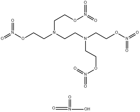 N,N,N',N'-tetrakis(2-(nitrooxy)ethyl)ethylenediammonium dinitrate 结构式