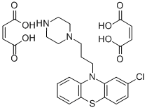 N-Desmethyl Prochlorperazine Dimaleate 化学構造式