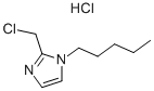 2-CHLOROMETHYL-1-PENTYLIMIDAZOLE HCL 化学構造式