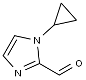 1H-Imidazole-2-carboxaldehyde,1-cyclopropyl-(9CI),497855-86-4,结构式