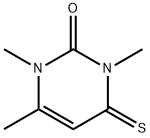 2(1H)-Pyrimidinone,  3,4-dihydro-1,3,6-trimethyl-4-thioxo- Struktur