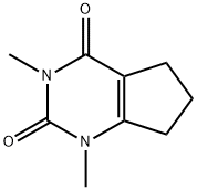 6,7-Dihydro-1,3-dimethyl-1H-cyclopentapyrimidine-2,4(3H,5H)-dione Struktur