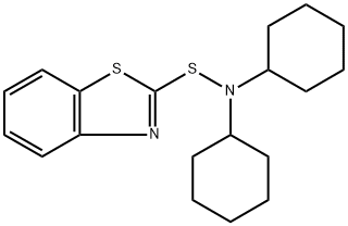 N,N-二环己基-2-苯并噻唑次磺酰胺, 4979-32-2, 结构式