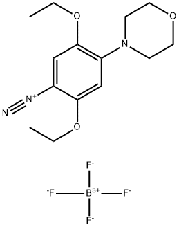 BENZENEDIAZONIUM, 2,5-DIETHOXY-4-(4-MORPHOLINYL)-, TETRAFLUOROBORATE(1-),4979-72-0,结构式