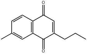 1,4-Naphthalenedione, 7-methyl-2-propyl- (9CI) 结构式