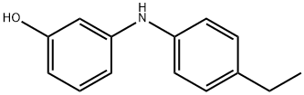 Phenol, 3-[(4-ethylphenyl)amino]- (9CI) Structure