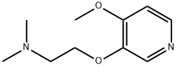 Ethanamine, 2-[(4-methoxy-3-pyridinyl)oxy]-N,N-dimethyl- (9CI) 结构式