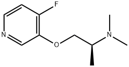 2-Propanamine,1-[(4-fluoro-3-pyridinyl)oxy]-N,N-dimethyl-,(2S)-(9CI) 结构式