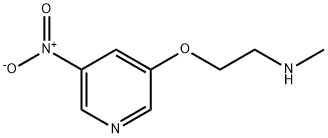 Ethanamine, N-methyl-2-[(5-nitro-3-pyridinyl)oxy]- (9CI) 结构式