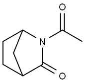 2-Azabicyclo[2.2.1]heptan-3-one, 2-acetyl- (9CI) Struktur