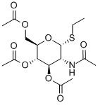 乙基-2-乙酰氨基-3,4,6-三-O-乙酰基-2-脱氧-Α-D-硫代葡萄糖苷, 49810-41-5, 结构式