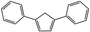 (4-phenyl-1-cyclopenta-1,3-dienyl)benzene Struktur