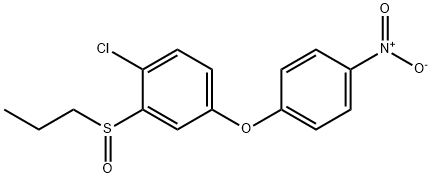 1-클로로-4-(4-니트로페녹시)-2-프로필술피닐-벤젠