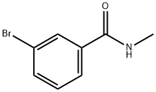 N-甲基-3-溴苯甲酰胺 结构式