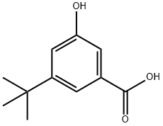 3-T-BUTYL-5-HYDROXYBENZOIC ACID Struktur