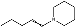 1-(1-Pentenyl)piperidine Struktur