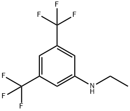 3,5-BIS(TRIFLUOROMETHYL)-N-ETHYLANILINE Structure