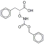 (R)-α-[[[(PhenylMethoxy)carbonyl]aMino]oxy]-benzenepropanoic Acid Structure