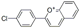 2-(4-Chlorophenyl)-1-benzopyrylium 结构式